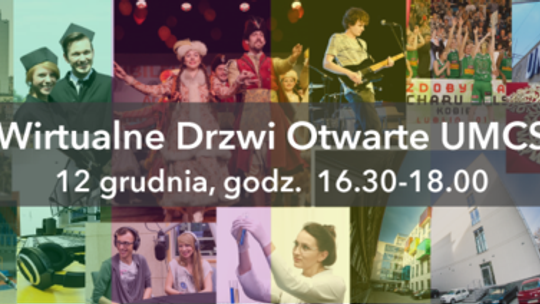 UMCS otwiera drzwi u Ciebie. Wirtualne Drzwi Otwarte