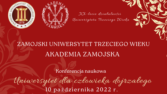 Uniwersytet dla człowieka dojrzałego – konferencja naukowa w Zamościu