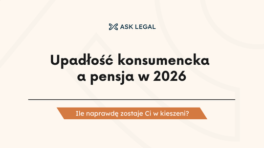 Upadłość konsumencka a pensja w 2026: ile naprawdę zostaje Ci w kieszeni