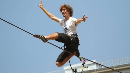 Urban Highline 2012: Po linach nad Lublinem (wideo, zdjęcia)