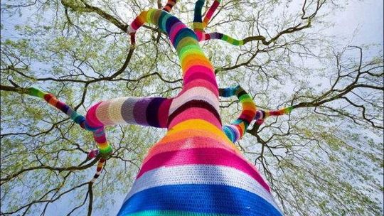 Urban knitting, czyli Lublin w koronkach
