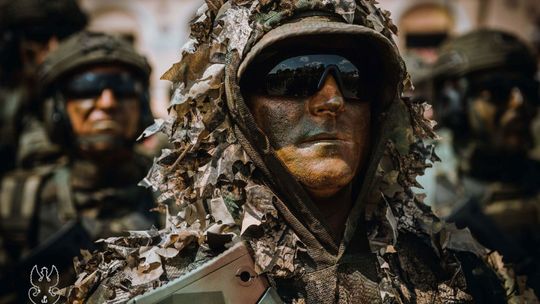 Urlop na poligonie. Wikt i karabin od terytorialsów