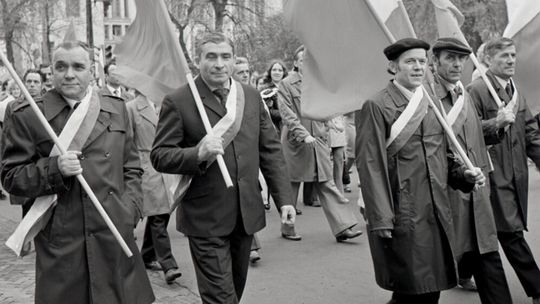Uroczyste pochody pierwszomajowe. Jak kiedyś obchodzono 1-maja w Lublinie 