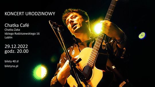 Urodzinowy koncert Marka Andrzejewskiego w Chatka Cafe