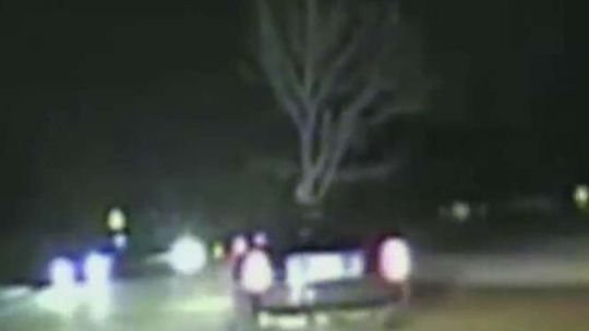 USA: Kierowca jechał z drzewem wbitym w maskę (wideo)