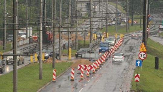 Utrudnienia na Czubach: Uliczny slalom obok wiaduktów