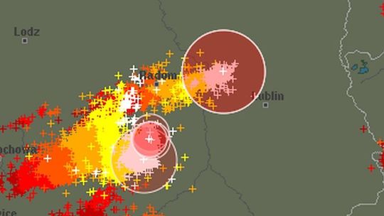 Uwaga, silne burze w woj. lubelskim