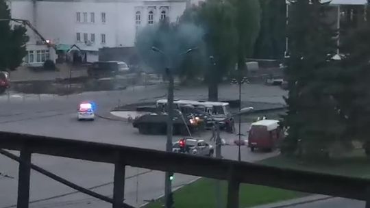 Uwolniono zakładników z autobusu w Łucku. Porywacz w rękach policji