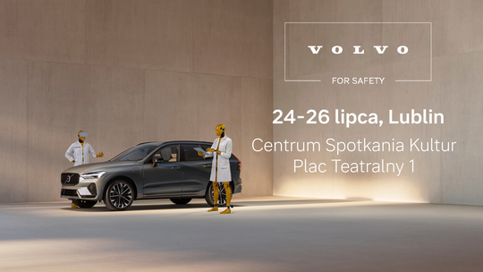 Volvo For Safety w Lublinie. Interaktywne miasteczko bezpieczeństwa na Placu Teatralnym przy Centrum Spotkania Kultur