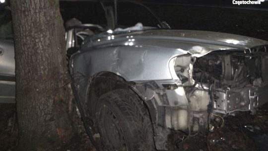 Volvo wbiło się w drzewo. Zginęło 2-letnie dziecko. Kierowała mama, 18-latka z lubelskiego