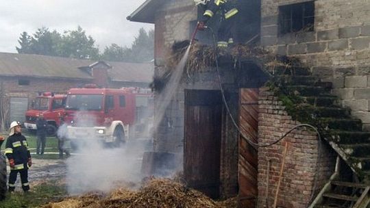 W Babinie spłonęła chlewnia. Straty ok. 300 tys. zł
