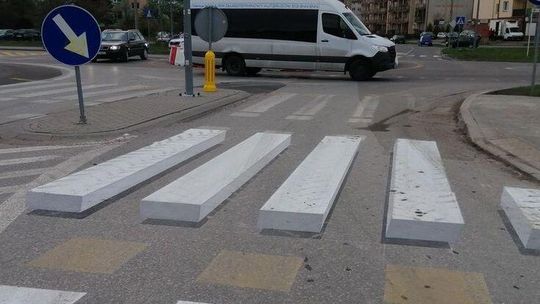 W Białej Podlaskiej jest nowe trójwymiarowe przejście dla pieszych 