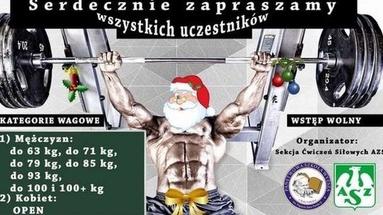 W Białej Podlaskiej odbędą się IV Mikołajkowe mistrzostwa w wyciskaniu sztangi leżąc