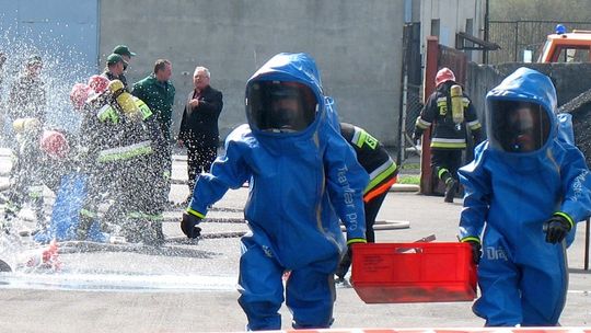 W Białej Podlaskiej walczyli z wyciekiem amoniaku