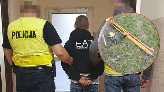 W biały dzień chcieli ukraść sprzęt warty 90 tys. zł. Przyłapała ich kamera i pracownicy [wideo]