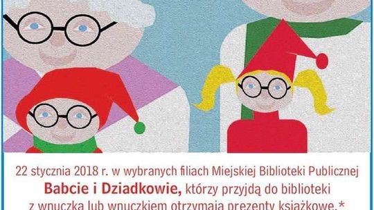 W bibliotece dla babci i dziadka książka w prezencie