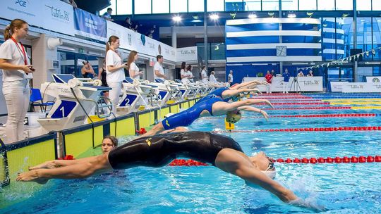 W Bydgoszczy rozegrano mistrzostwa Polski w pływaniu, grad medali zawodników AZS UMCS Lublin
