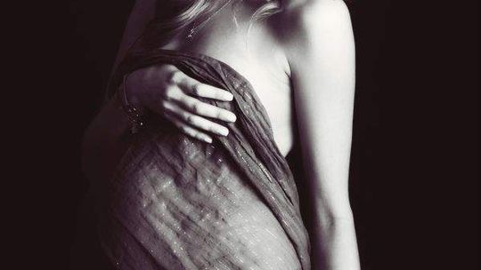 W ciąży przed obiektywem