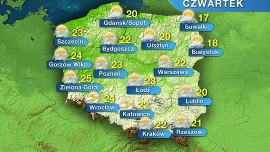 W czwartek 20 stopni w Lublinie. W weekend cieplej