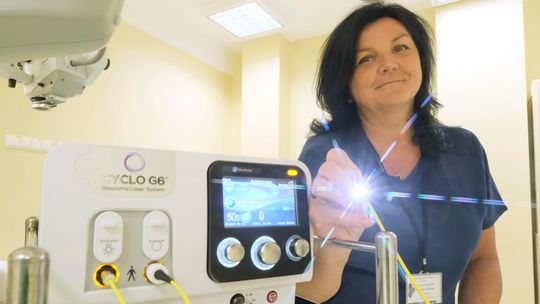 W lubelskim szpitalu skutecznie wyleczą jaskrę laserem. Przyjmą nawet 10 razy więcej pacjentów