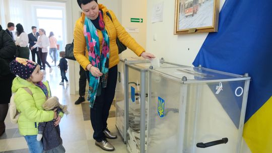 W Lublinie też wybierają prezydenta Ukrainy [zdjęcia]