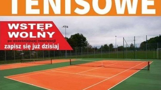 W mieście powstały nowe korty tenisowe. Dla mieszkańców za darmo