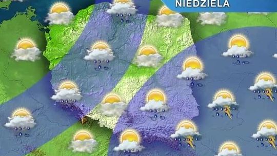 W najbliższych dniach przelotny deszcz i niewiele ponad 20 stopni
