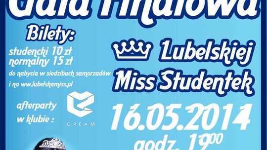 W piątek finał Lubelskiej Miss Studentek