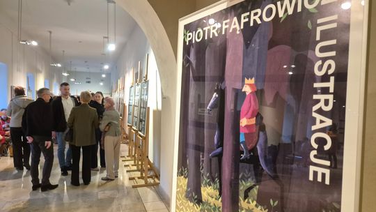 W podróży przez obrazy. Wernisaż ilustracji Piotra Fąfrowicza