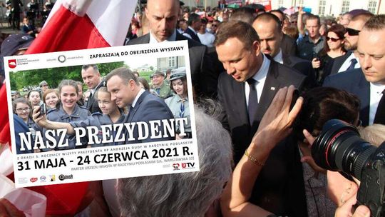 W Radzyniu wystawa upamiętnia wizytę Andrzeja Dudy. Niektórzy przecierają oczy ze zdumienia