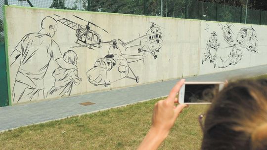 W Świdniku będzie nowy mural ze śmigłowcami