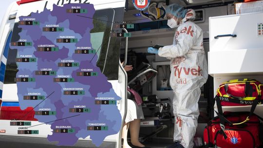 W tych czterech powiatach woj. lubelskiego choruje najwięcej osób. Koronawirus - podsumowanie weekendu