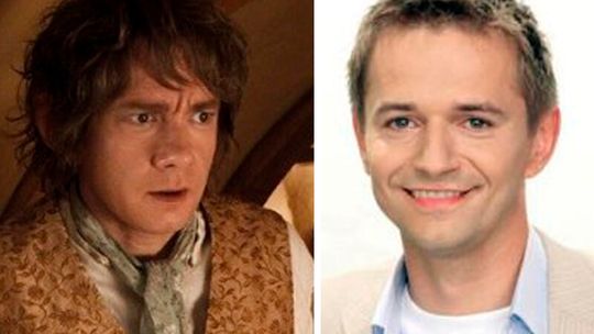 Waldemar Barwiński użyczył głosu Bilbo Bagginsowi w filmie Hobbit