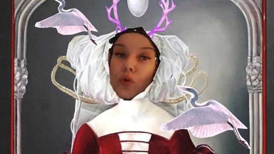 Walentynkowe selfie w Muzeum Nadwiślańskim w Kazimierzu Dolnym