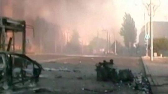 Walki w Doniecku. Władze Ukrainy twierdzą, że do miasta wkroczyła rosyjska armia