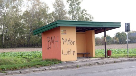 Wandalizm z miłości do Motoru Lublin
