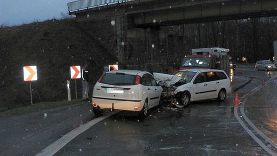 Wandzin: Zderzenie dwóch samochodów
