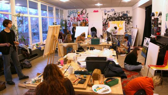 Warszawscy artyści malują Puławy