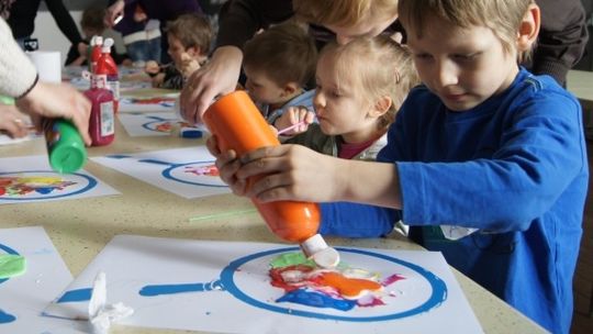 Warsztaty dla dzieci w Galerii Labirynt