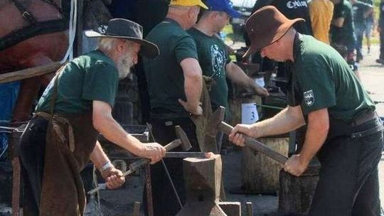 Warsztaty kowalstwa w Wojciechowie