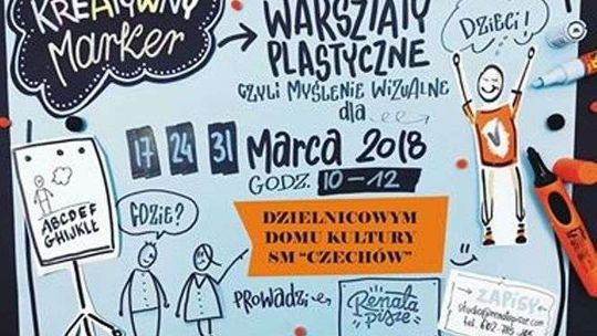 Warsztaty myślenia wizualnego w DDK Czechów