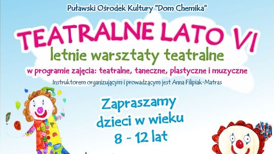Warsztaty teatralne dla dzieci w Puławach