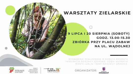 Warsztaty zielarskie z Beatą Zych przy ul. Wądolnej