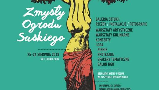 Warsztaty zmysłowy weekend w Ogrodzie Saskim