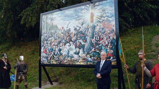 Wąwolnica: Obraz w prezencie na rocznicę zjawienia Matki Bożej