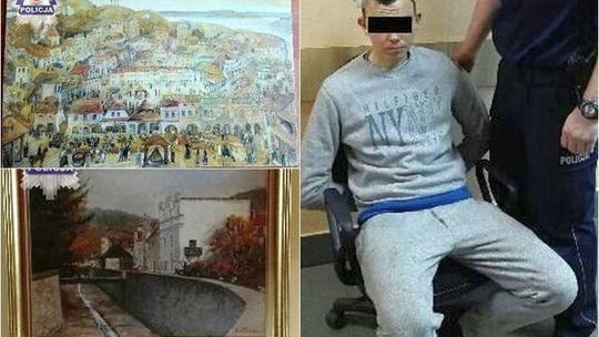 Wcześniej ukradł królów z szopki, teraz obrazy z pensjonatu w Kazimierzu