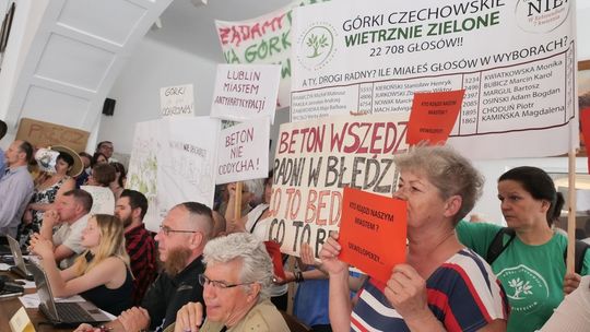 We wtorek nadzwyczajna sesja Rady Miasta Lublin. Apel do prezydenta ws. wyroku odnośnie górek czechowskich