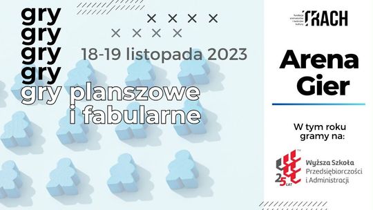 Weekend dla miłośników analogowej rozrywki. Arena Gier na WSPA