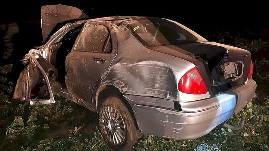 Werbkowice: 23-letni kierowca wylądował lancią w polu, był pijany