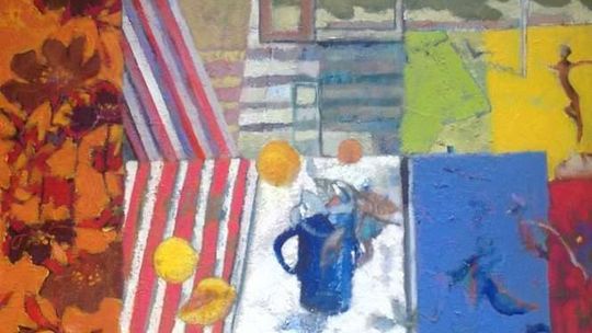 Wernisaż wystawy malarstwa Czesława Romanowskiego w Galerii Wirydarz